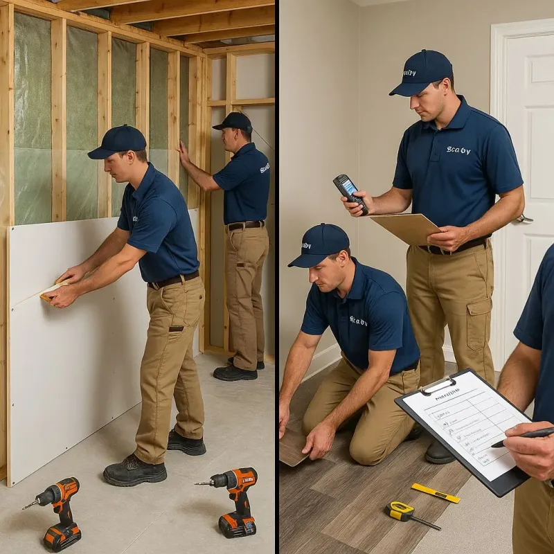 Repairs and Reconstruction process in Millvale, PA