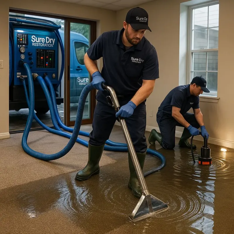 Water Extraction and Removal process in Millvale, PA